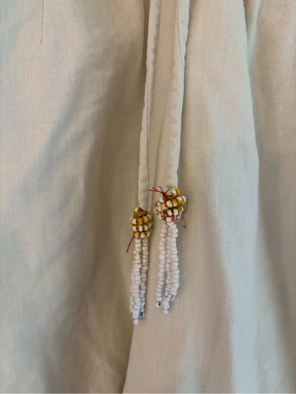 Farm Rio Summer Garden Cream Embroidered Flutter Sleeve Romper - Picture 8 of 12